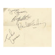 The Beatles Signed Autograph Sheet – Aeolian Hall, London, 25 November 1964