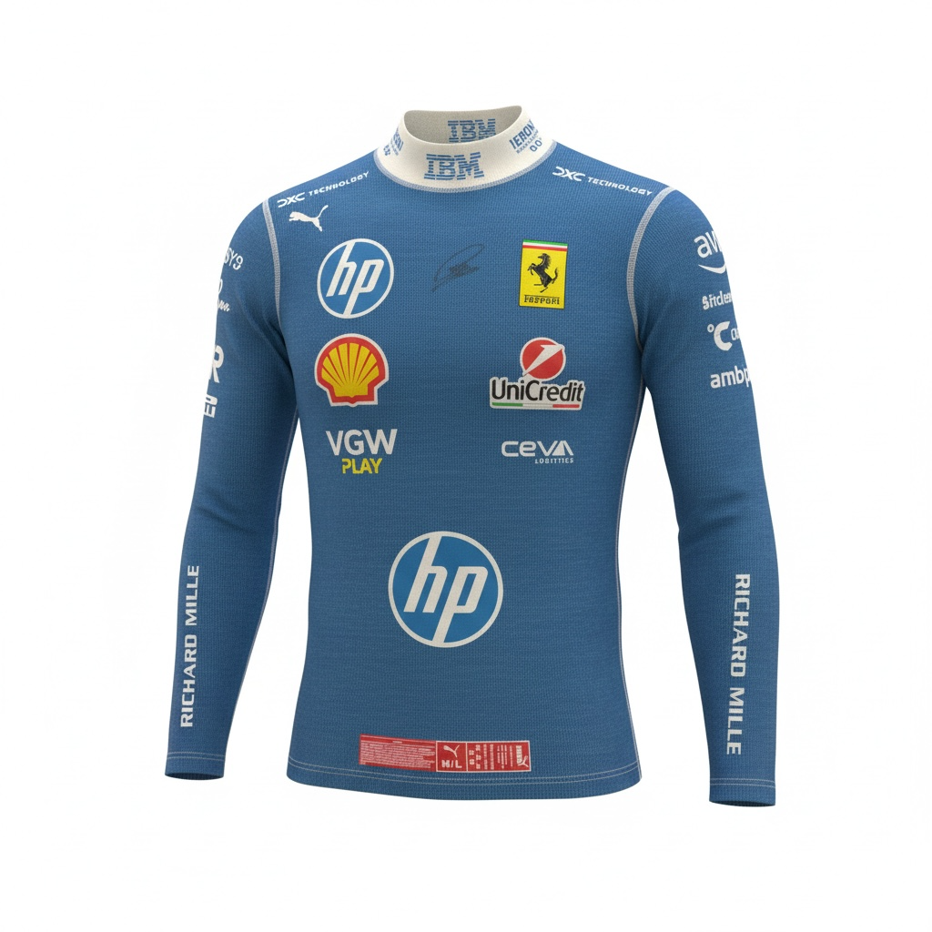 Lewis Hamilton Used & Signed Monza GP Nomex