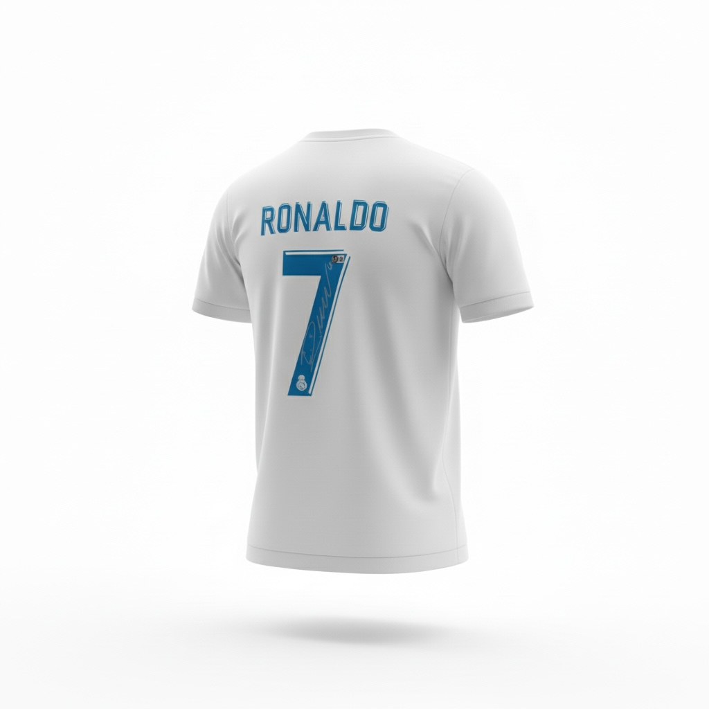 Cristiano Ronaldo Signed 2017–18 Real Madrid Home Shirt (Domestic Version)
