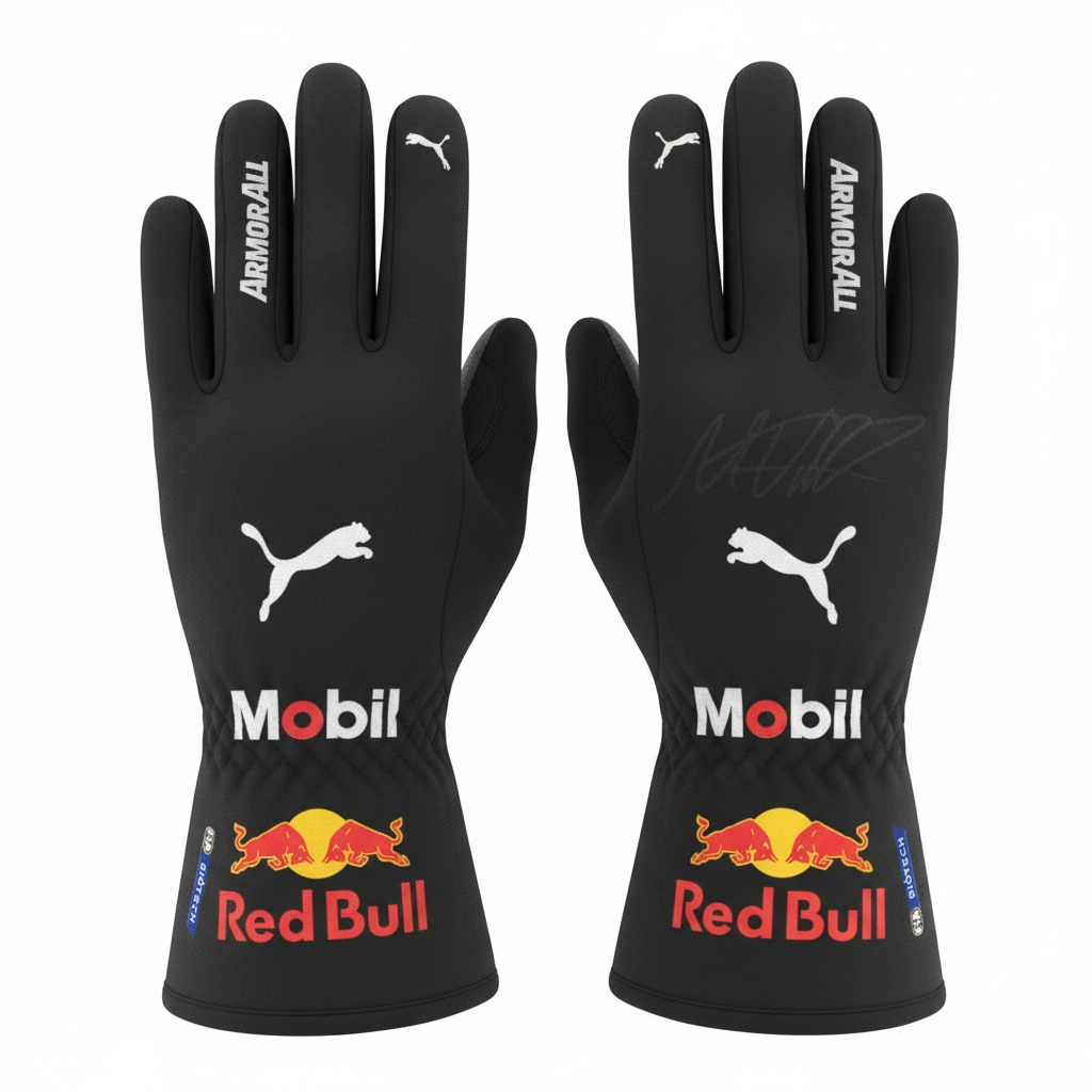 Max Verstappen Race Used Gloves