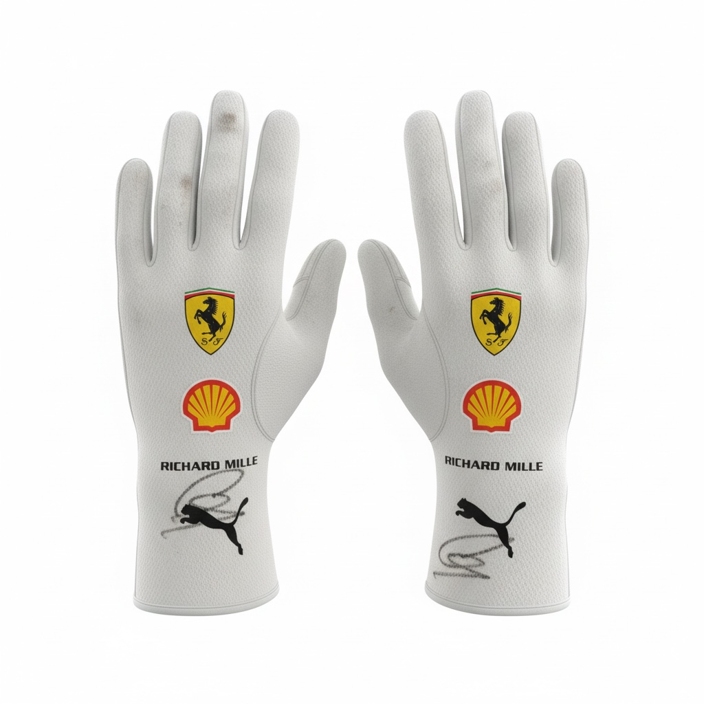 Lewis Hamilton Race Used & Signed Miami GP Gloves - 2025