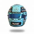 George Russell Signed Official Bell Replica Helmet with Personally Signed Visor