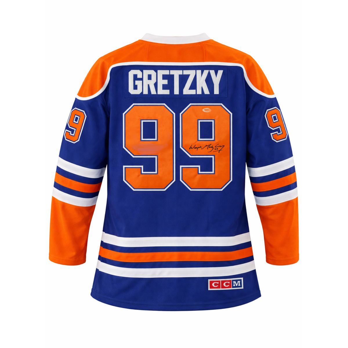 Wayne Gretzky Signed Oilers Jersey