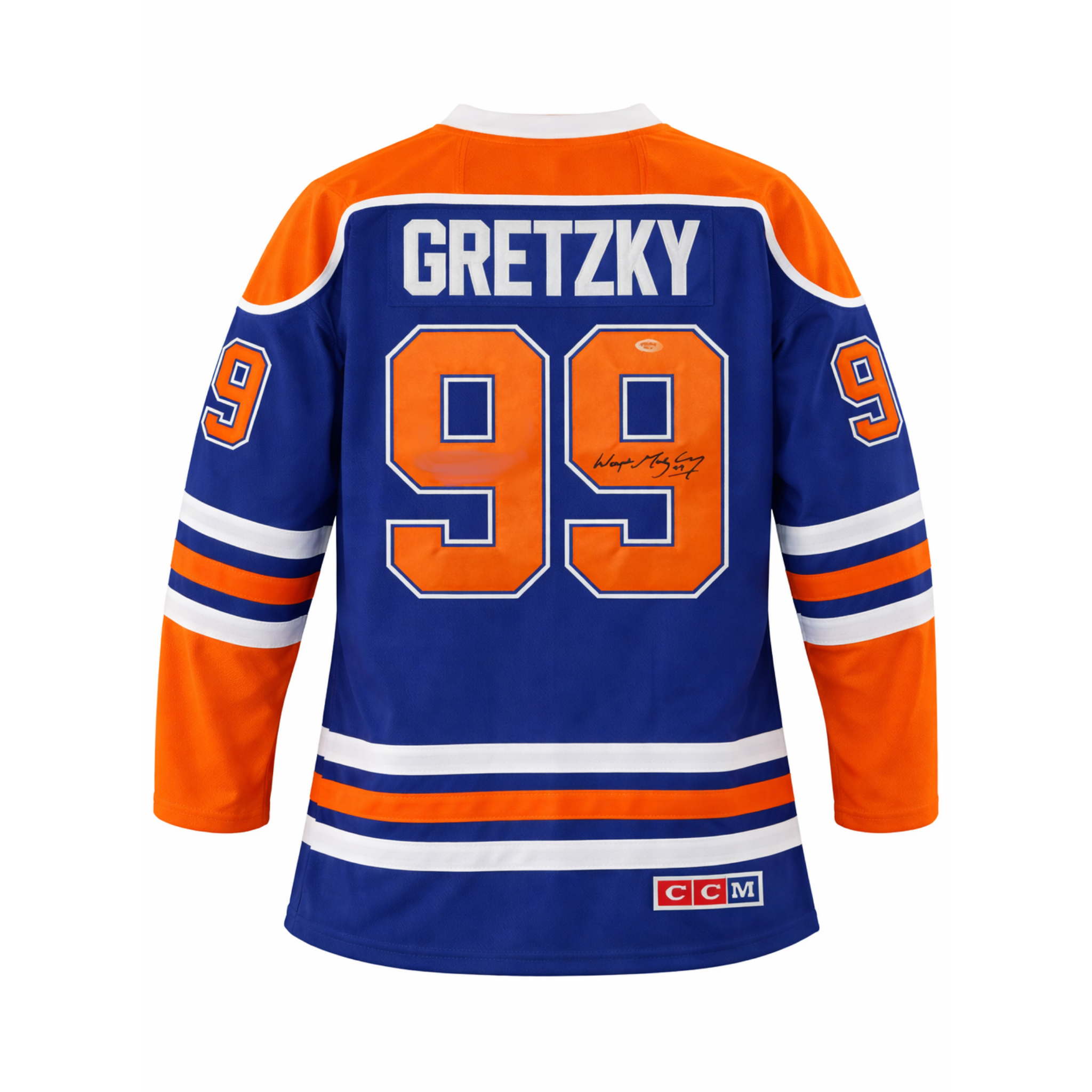 Wayne Gretzky Signed Oilers Jersey
