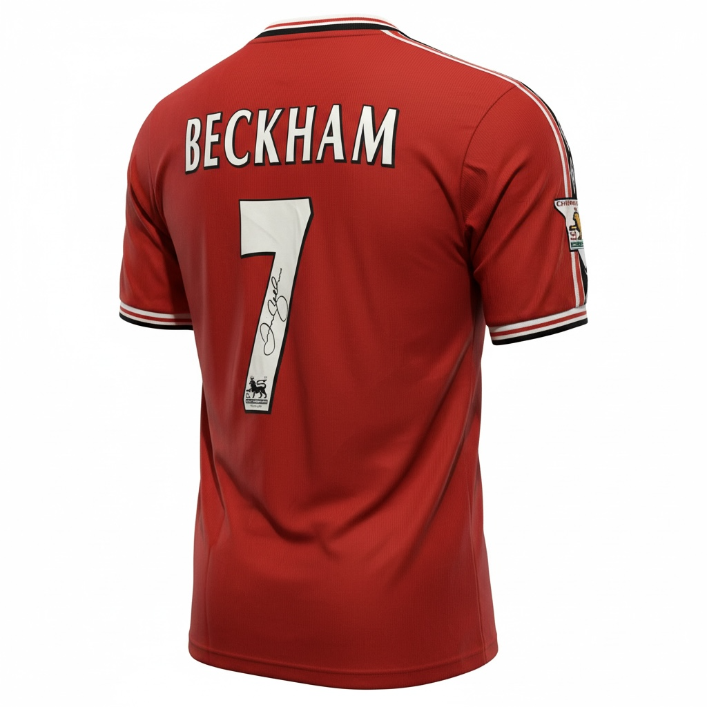 David Beckham Signed Manchester United Shirt