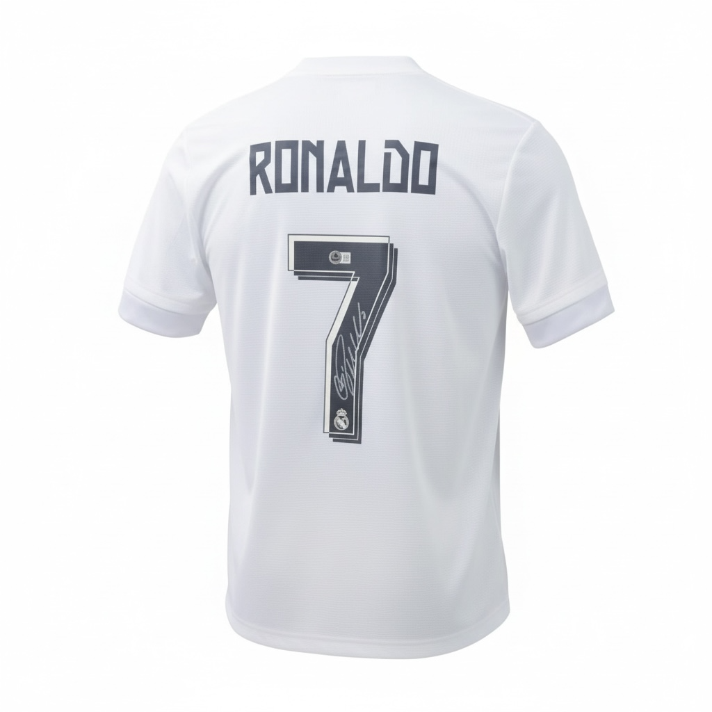 Cristiano Ronaldo Signed 2015–16 Real Madrid Home Shirt